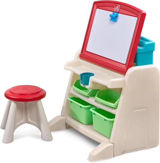 Step2 Flip & Doodle Easel Desk for Creative Kids Playtime