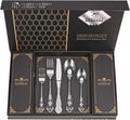 Retro Royal Silverware Set With Gift Box - 20-Piece Cutlery Set