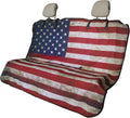 Back Seat Cover for Car Trucks Van SUV - Waterproof American Flag
