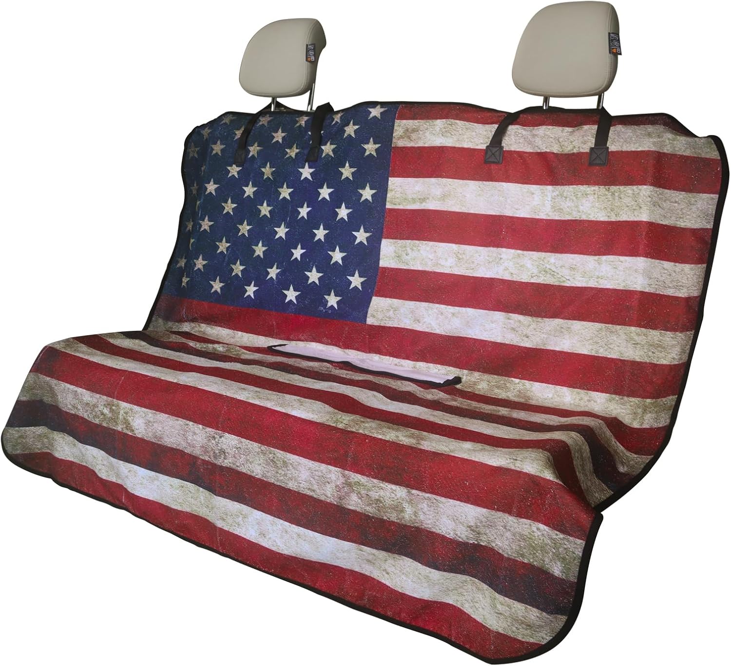 Waterproof Back Seat Cover for Car Trucks Van SUV - American Flag