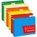 Extra Capacity Hanging File Folders Letter Size - 60 Pack