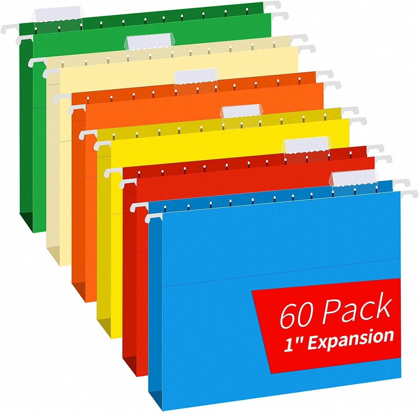 Extra Capacity Hanging File Folders for Organized Filing Needs