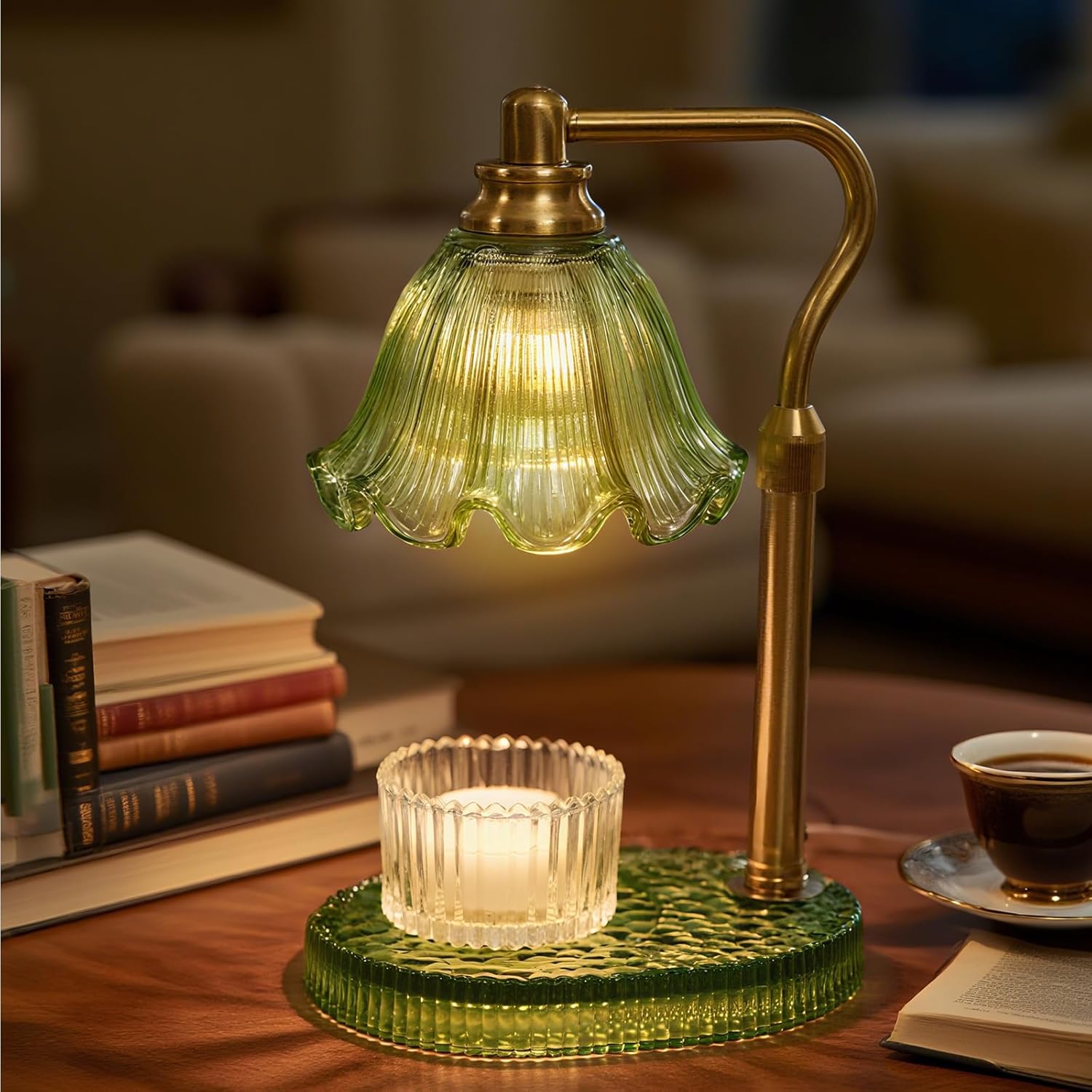 Candle Warmer Lamp with Adjustable Height and Stylish Design