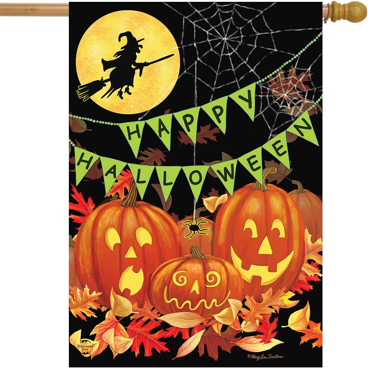 Briarwood Lane Halloween Door Banner - Spooky Home Decor