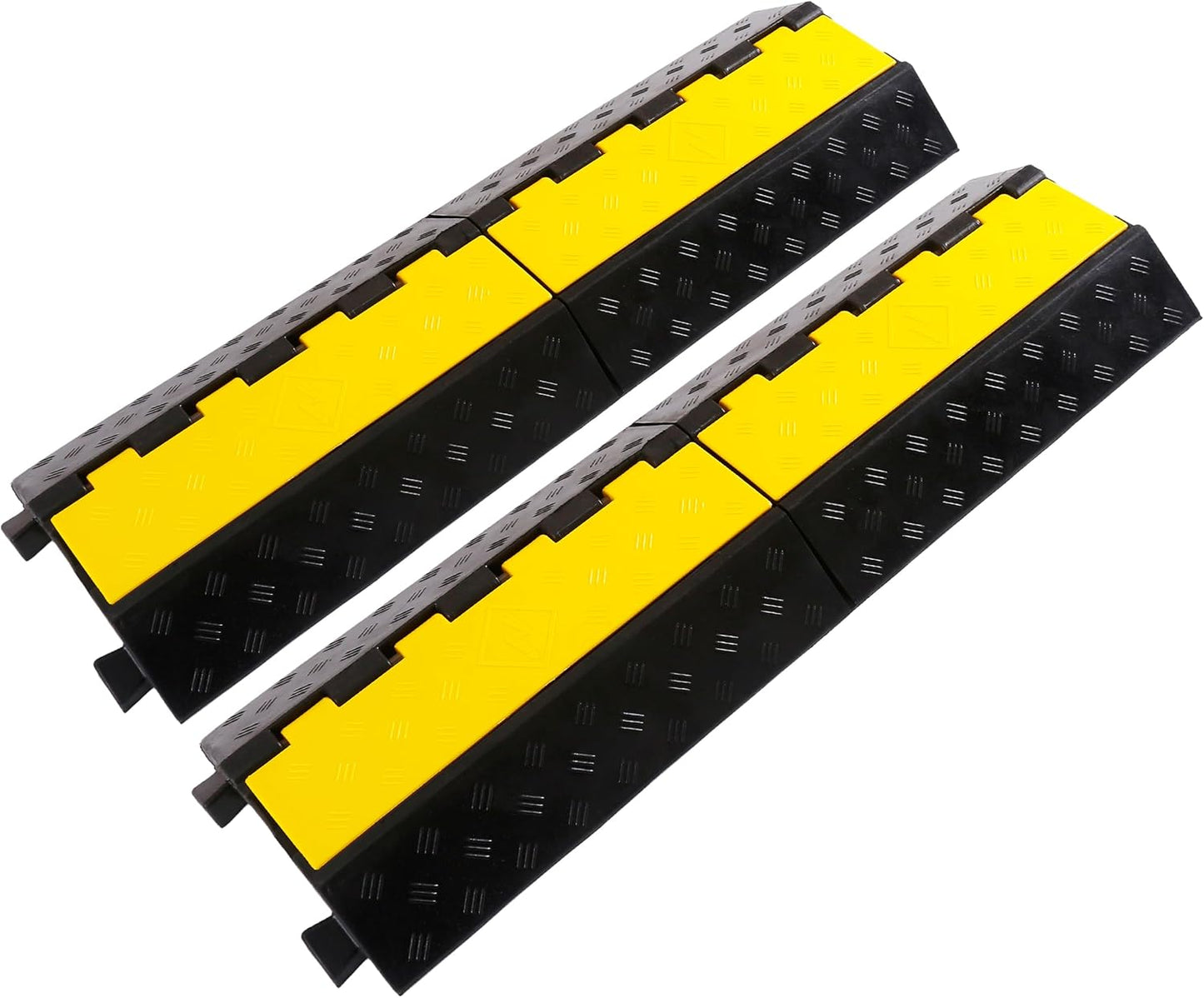 Rubber Cable Ramp Protector for Driveways and Outdoor Use
