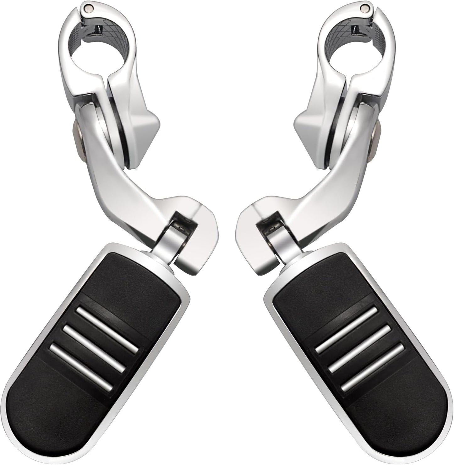Short Angled Adjustable Highway Footpegs for Harley Davidson