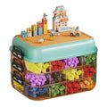 Toys Storage Organizer Bins for Lego - Stackable 3-Layer Green