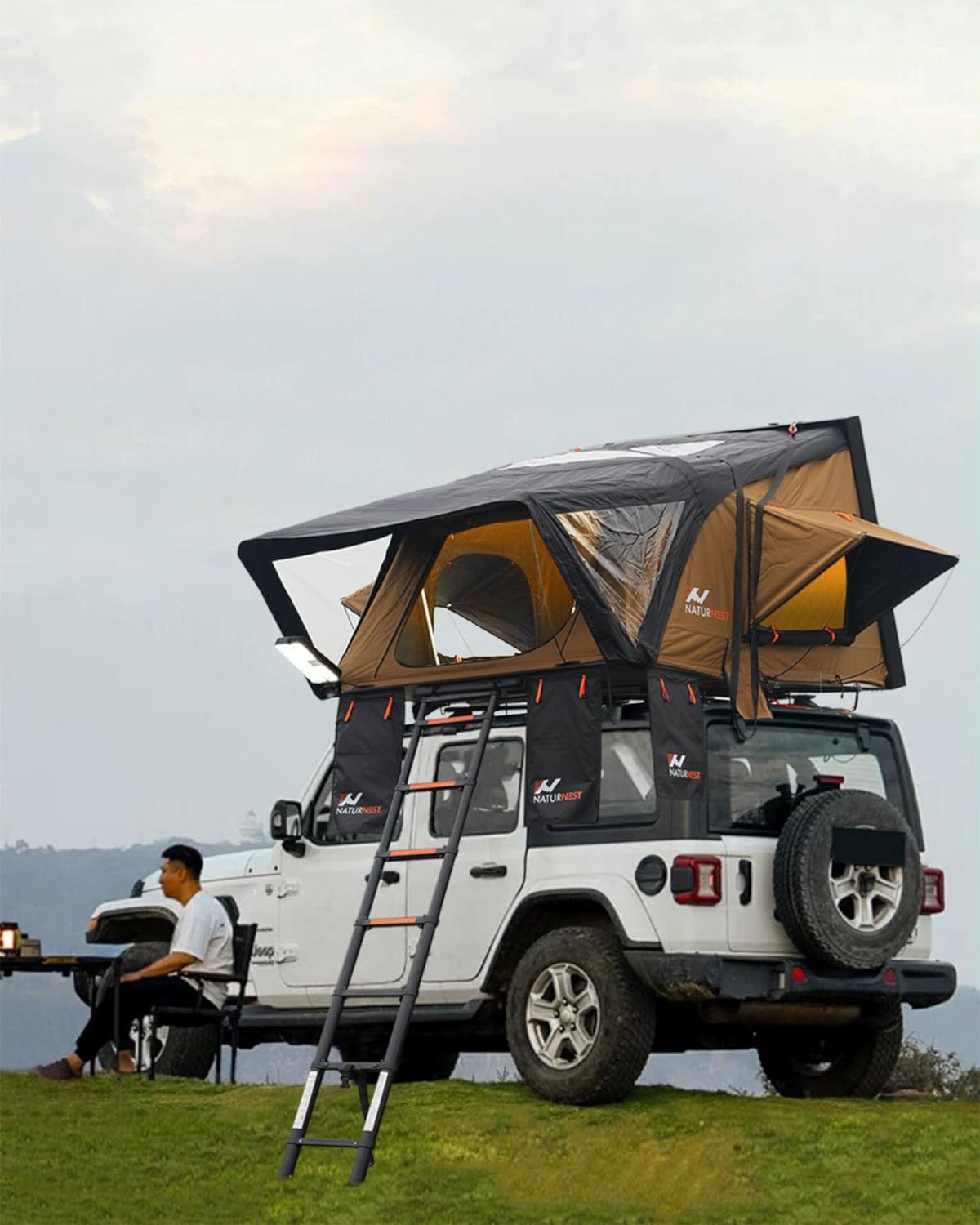 Naturnest 2024 Rooftop Tent: Ultimate Roof Rack Camping