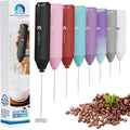 Powerful Milk Frother Wand - Compact Handheld Frother for Coffee