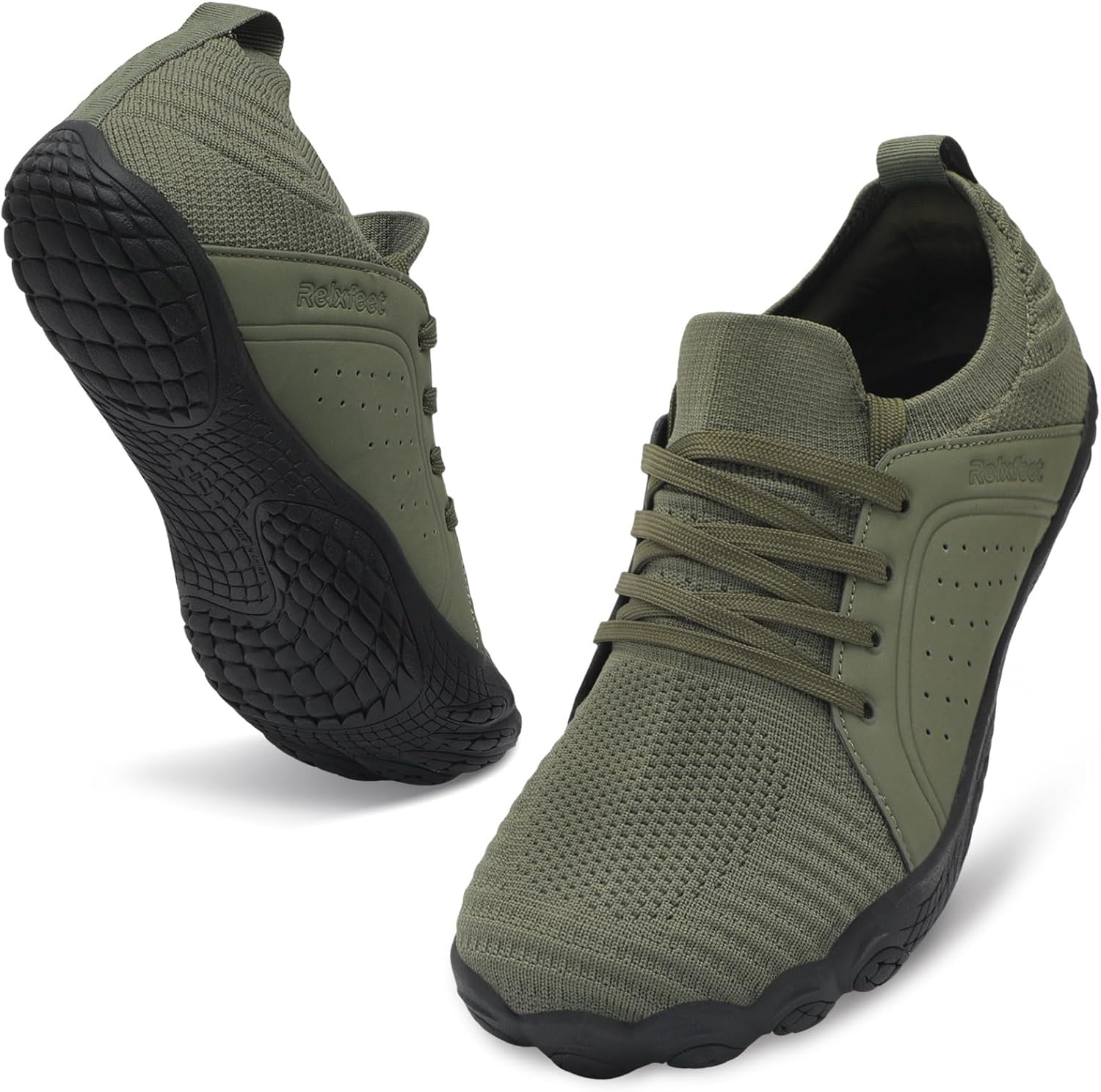 relxfeet Men's Barefoot Trail Running Shoes for Gym Hiking