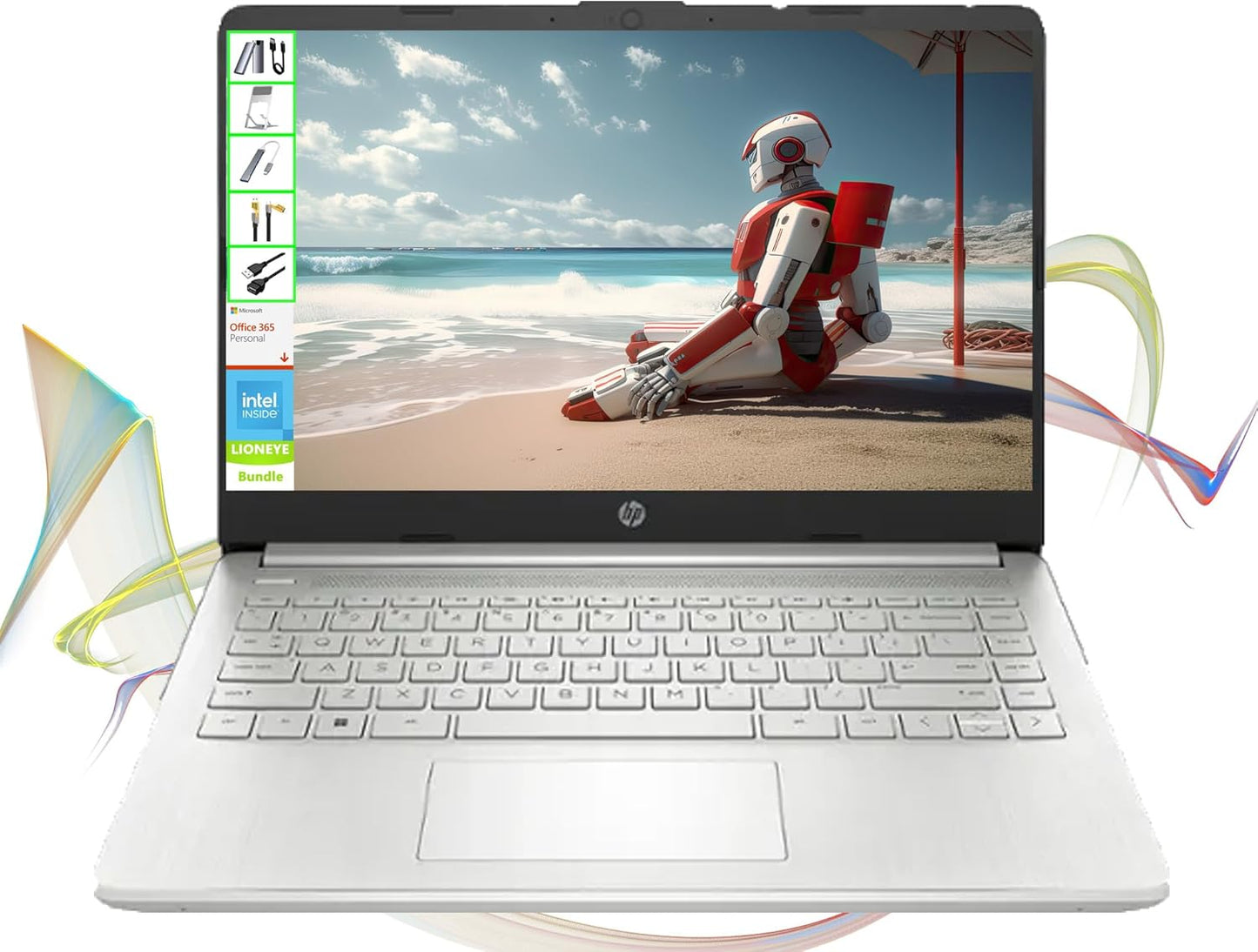 HP Laptop with 14 inch HD Display and 1TB Cloud Storage Bundle