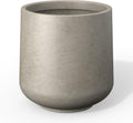 Kante 15.3 in Round Concrete Planter - Modern Lightweight Pot