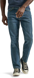 Lee Mens Legendary Relaxed Straight Jean - Comfortable Durable Fit at