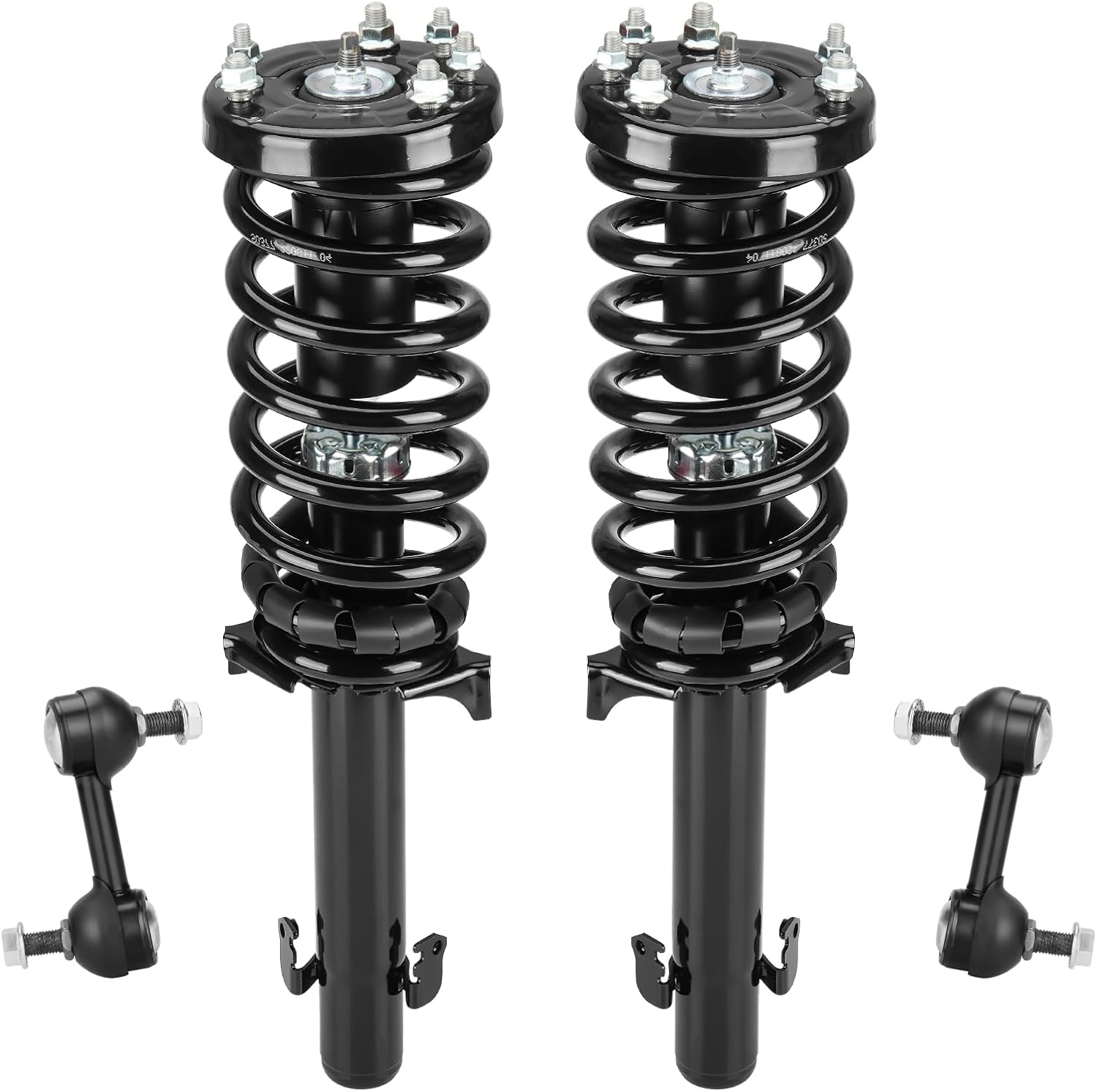 Front Strut Assembly & Sway Bar Links for Honda Accord 2008-2012