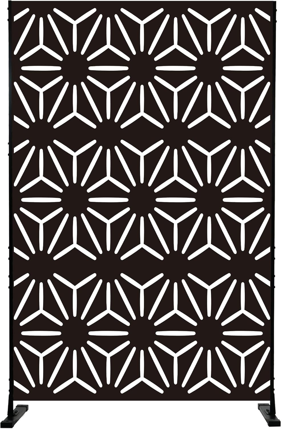 Kozyard Metal Privacy Screen 74in H x 47.2in W for Outdoor Use