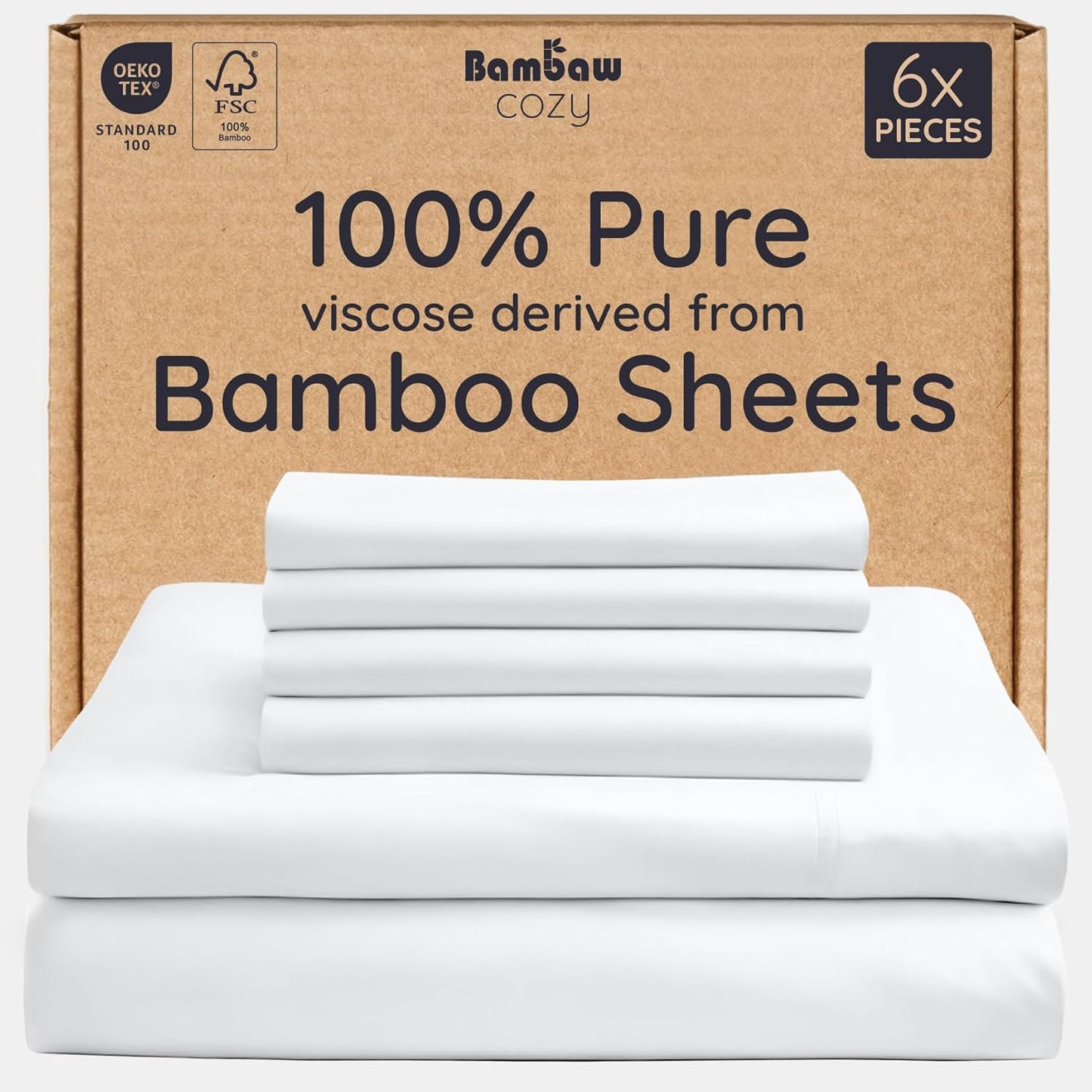 Bambaw King Size Cooling Sheets Set for Ultimate Comfort