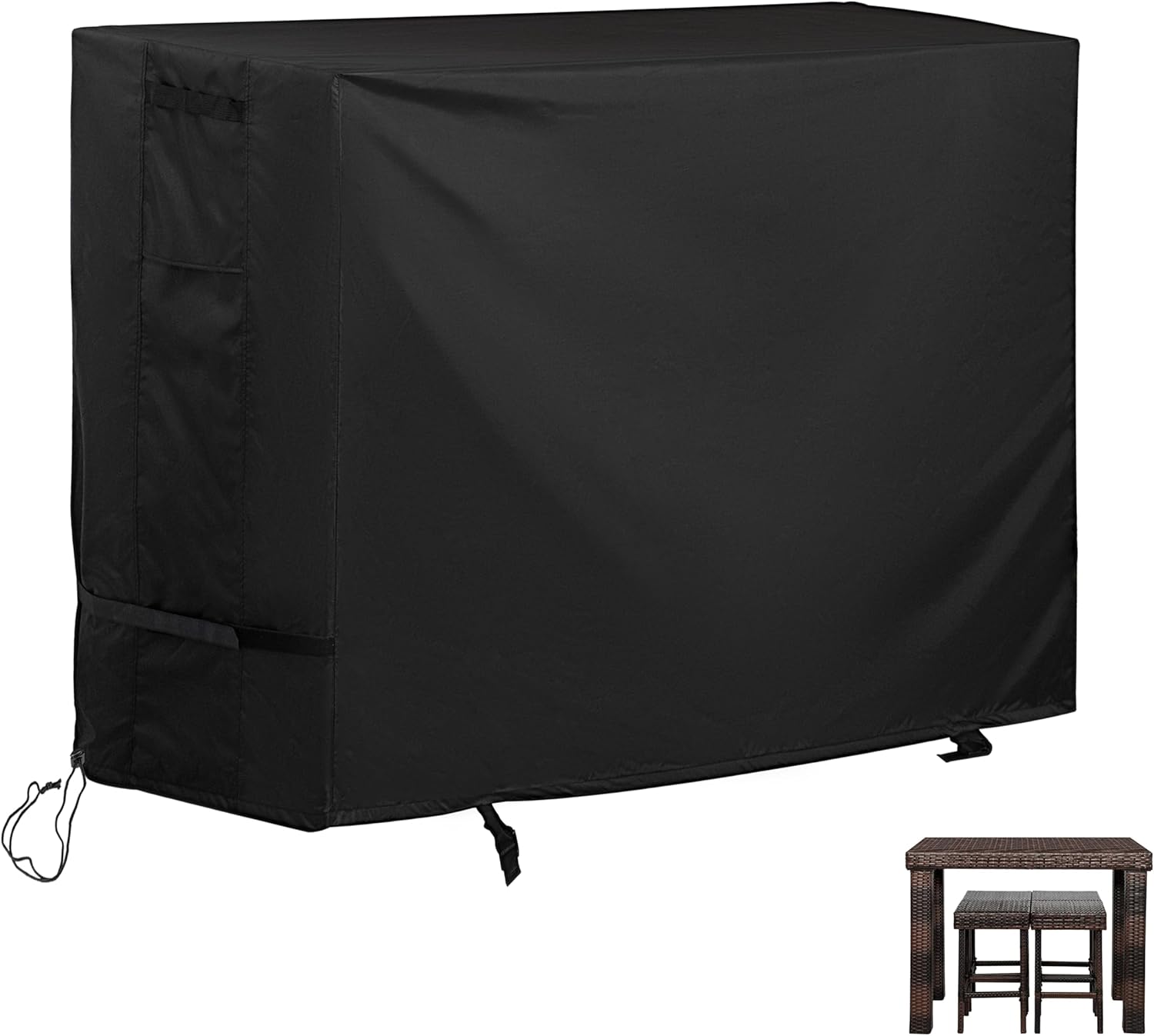 Patio High Top Dining Set Cover for 5-Piece Bar Height Set