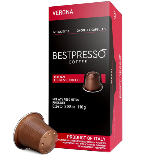 High Intensity Verona Blend Pods - 120 Genuine Aluminum Pods