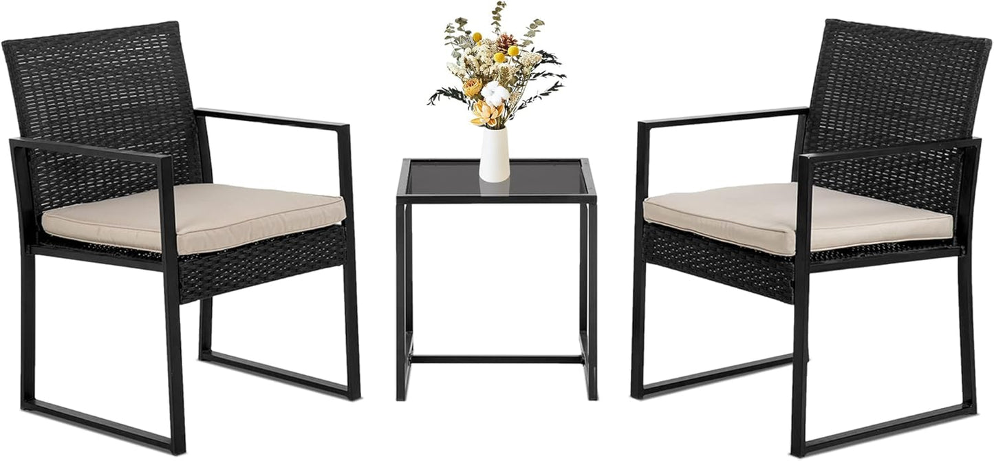 3-Piece Patio Furniture Set for Outdoor Comfort and Style