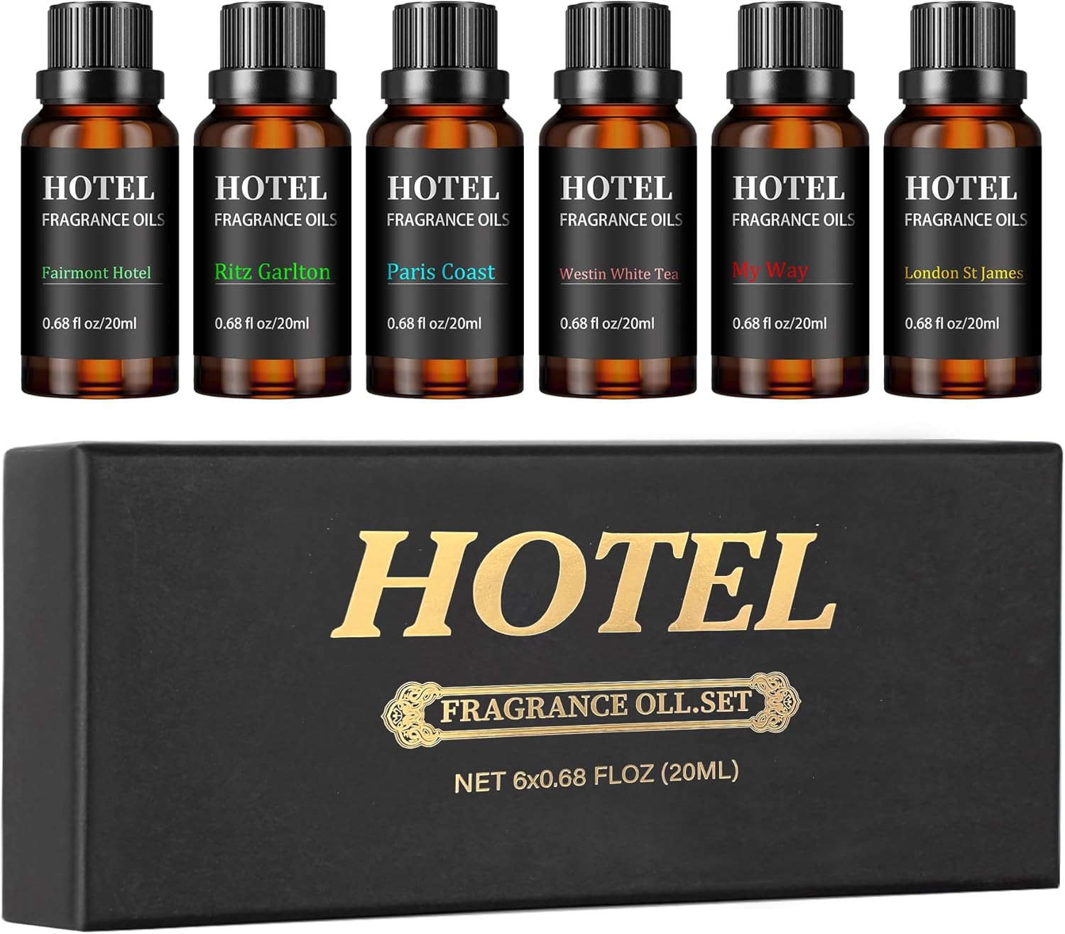Hotel Collection Diffuser Essential Oil Gift Set for Luxury Scents