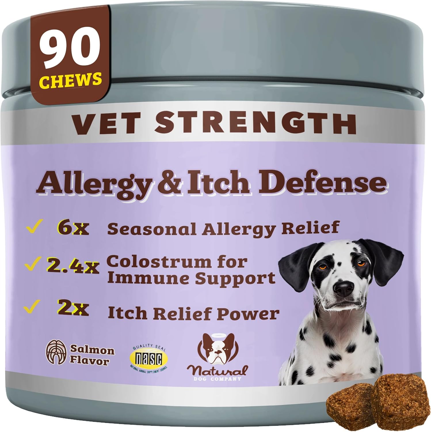 Natural Dog Company Allergy Chews for Itchy Skin Relief