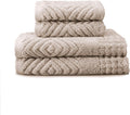 Texere 100% Organic Cotton Diamond Jacquard 700 GSM Bath Towel Set