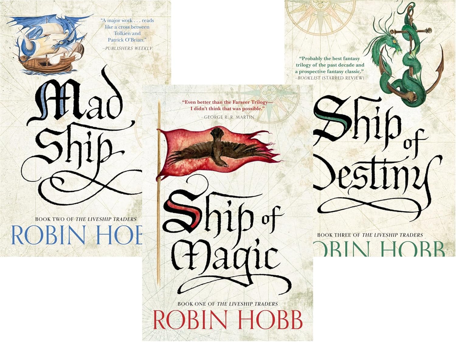 The Liveship Traders Trilogy 3 Books Collection Set by Robin Hobb