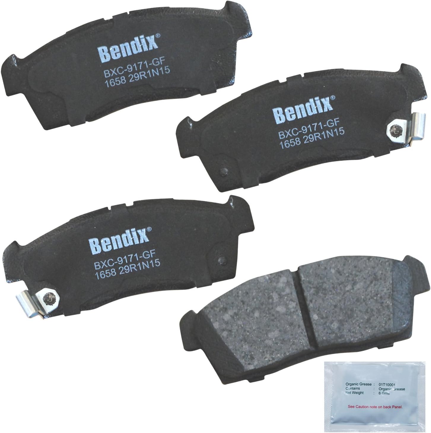 Bendix Priority1 CFC1658 Ceramic Brake Pads for Mitsubishi i-MiEV