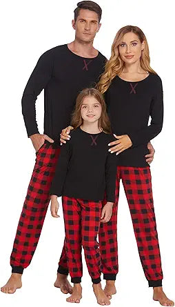 Ekouaer Matching Christmas Family Pajamas Sets for Couples