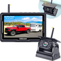 Wireless Backup Camera Solar Magnetic - Portable 1080P HD Kit