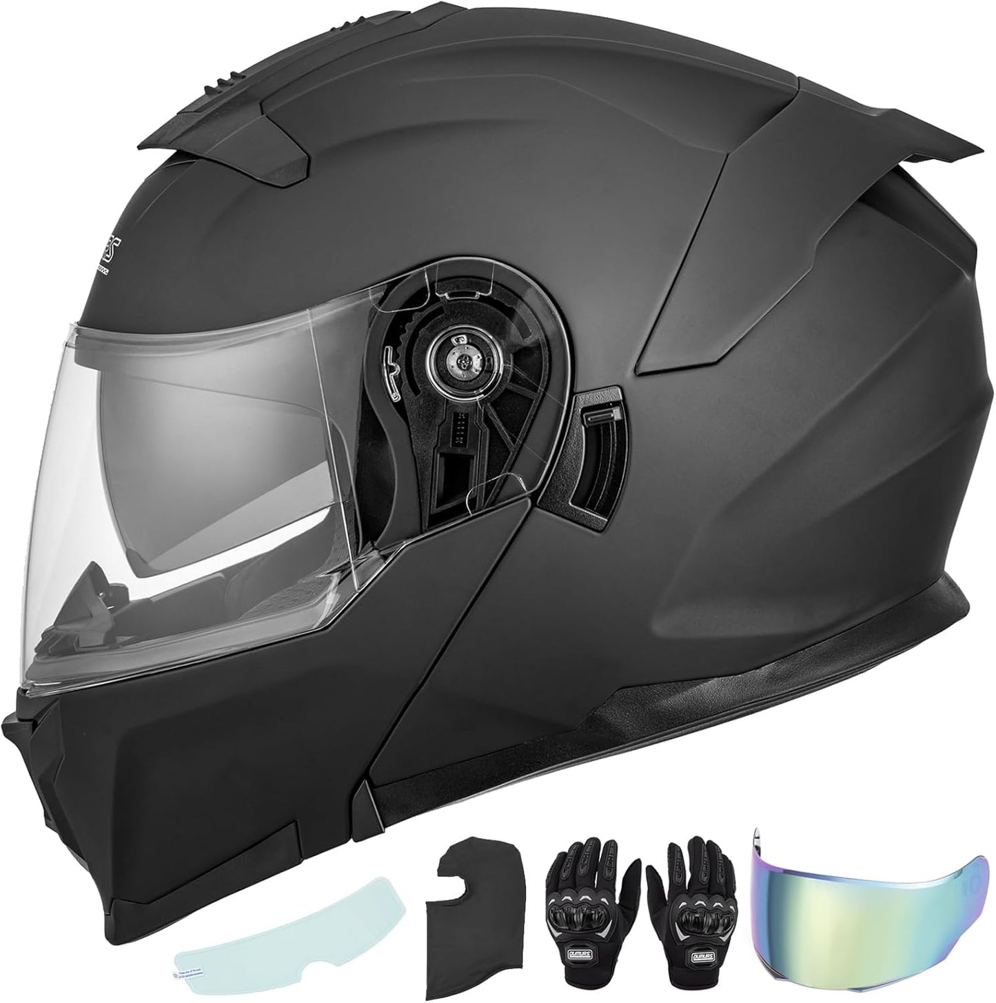 Modular Motorcycle Helmets Full Face Flip Up for Unisex Adults