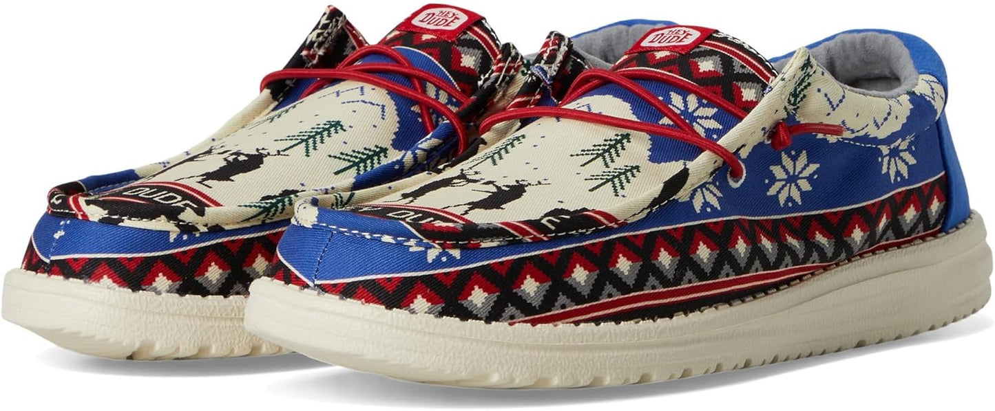Hey Dude Wally Holiday Cheers Sneakers for Festive Comfort