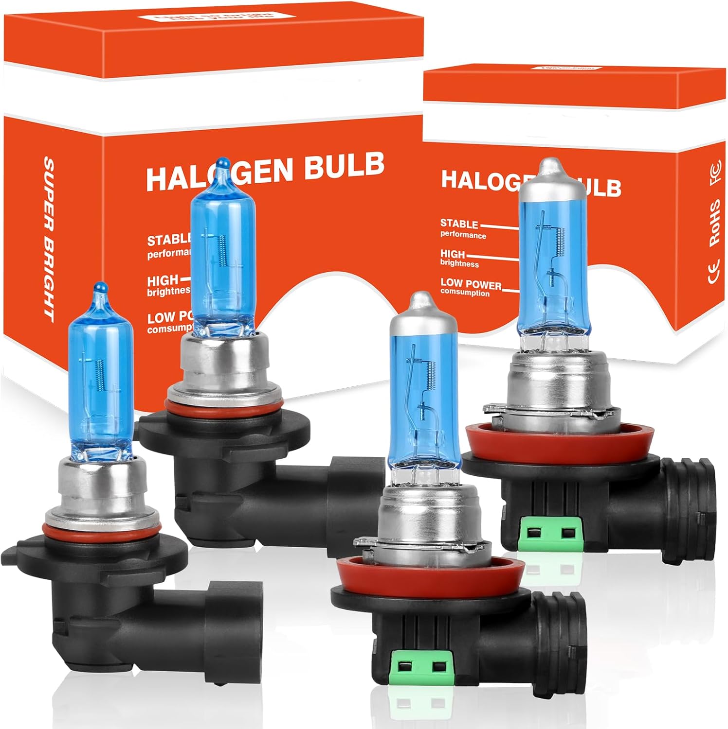 High Performance Halogen Headlight Bulbs for Mazda 6 (2014-2017)