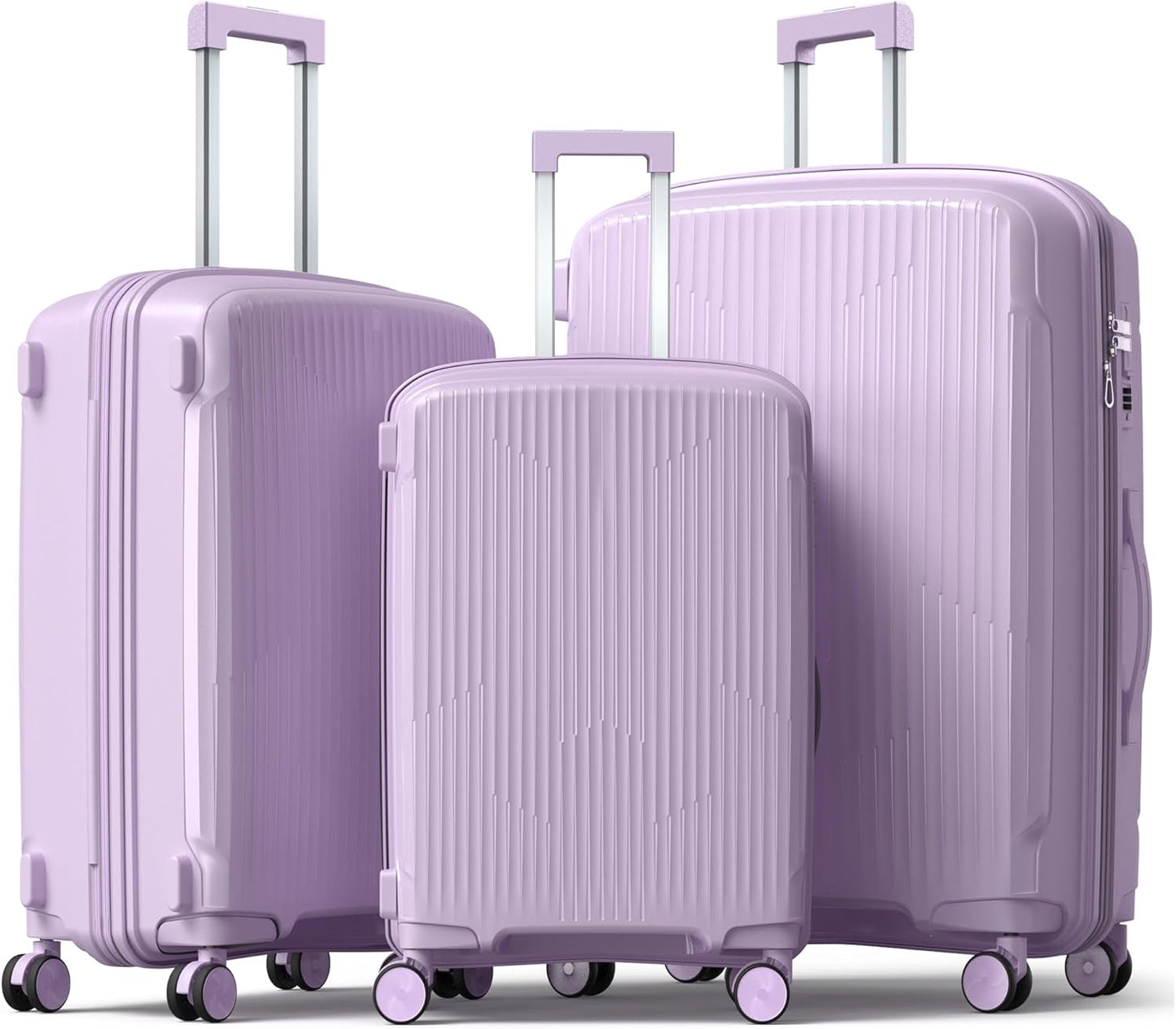 Nazhura Luggage Set: 3-Piece Hardside Suitcase Collection