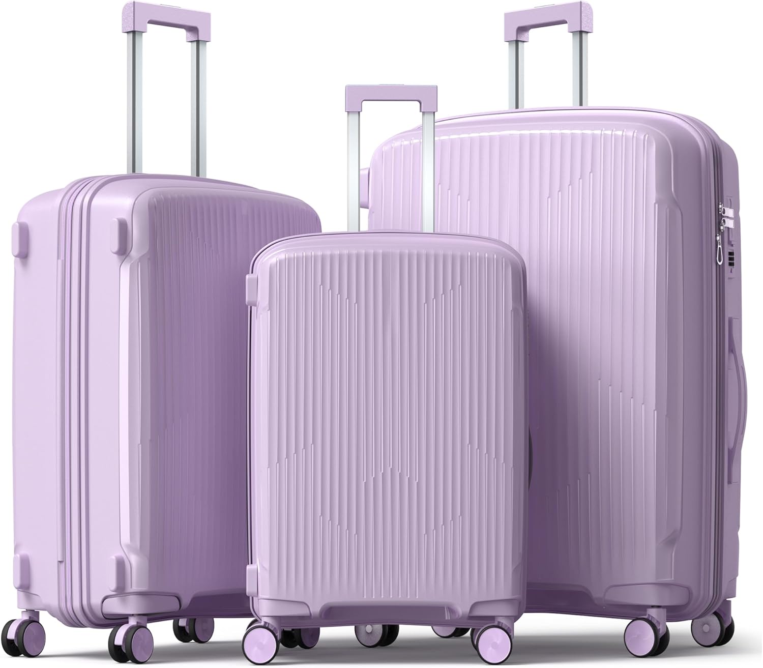 Nazhura Luggage Set: 3-Piece Hardside Suitcase Collection