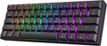 GK61 60% v3 Mechanical Keyboard (Black, Yellow Switches) - Hotswap RGB