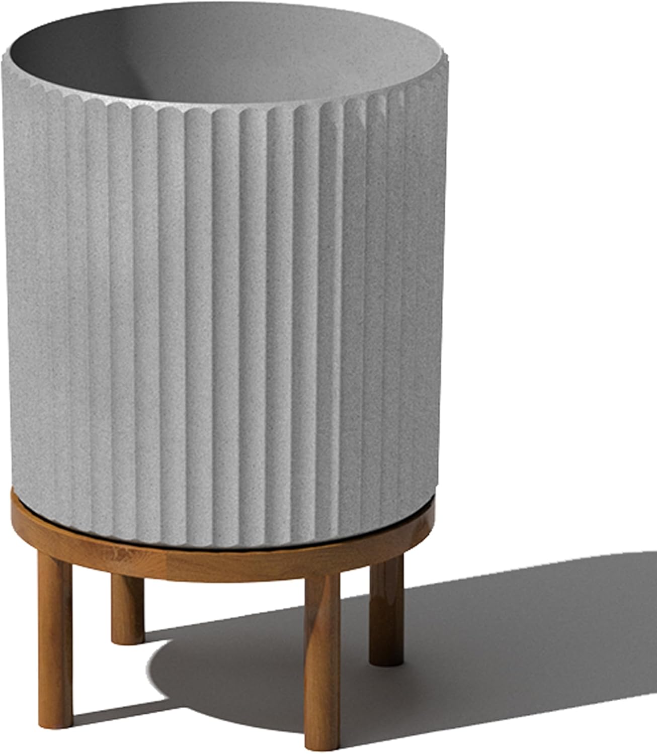 Veradek Demi Series Round Planter with Stand for Modern Decor
