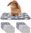Guinea Pig Bed Fleece Mats 10PCS - Soft Warm Small Animal Bedding