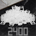 Tile Leveling System 1/16 in Spacer Clips - Lippage Free Tile Install