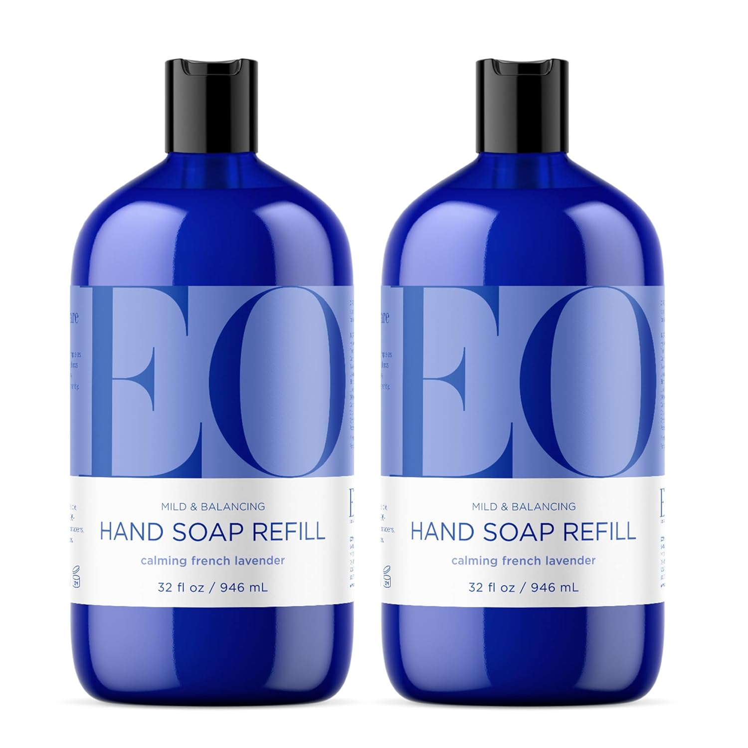 EO Liquid Hand Soap Refill 32 Ounce Pack of 2 French Lavender