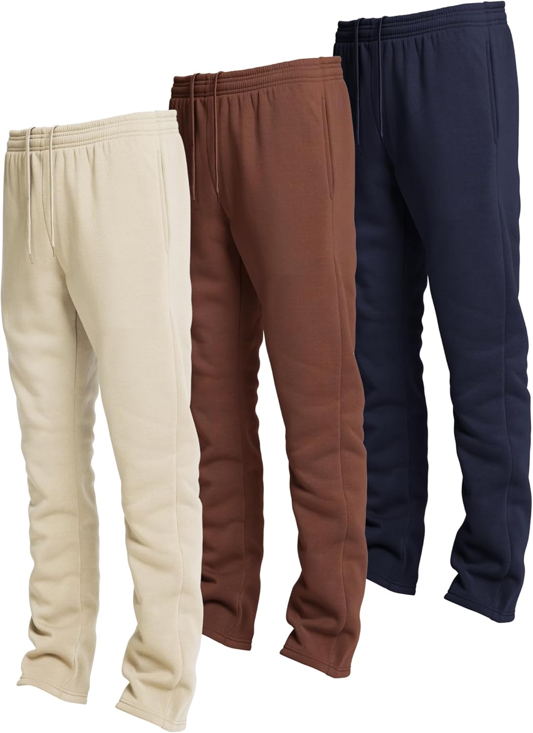 Ultra Performance Mens Open Bottom Sweatpants with Pockets