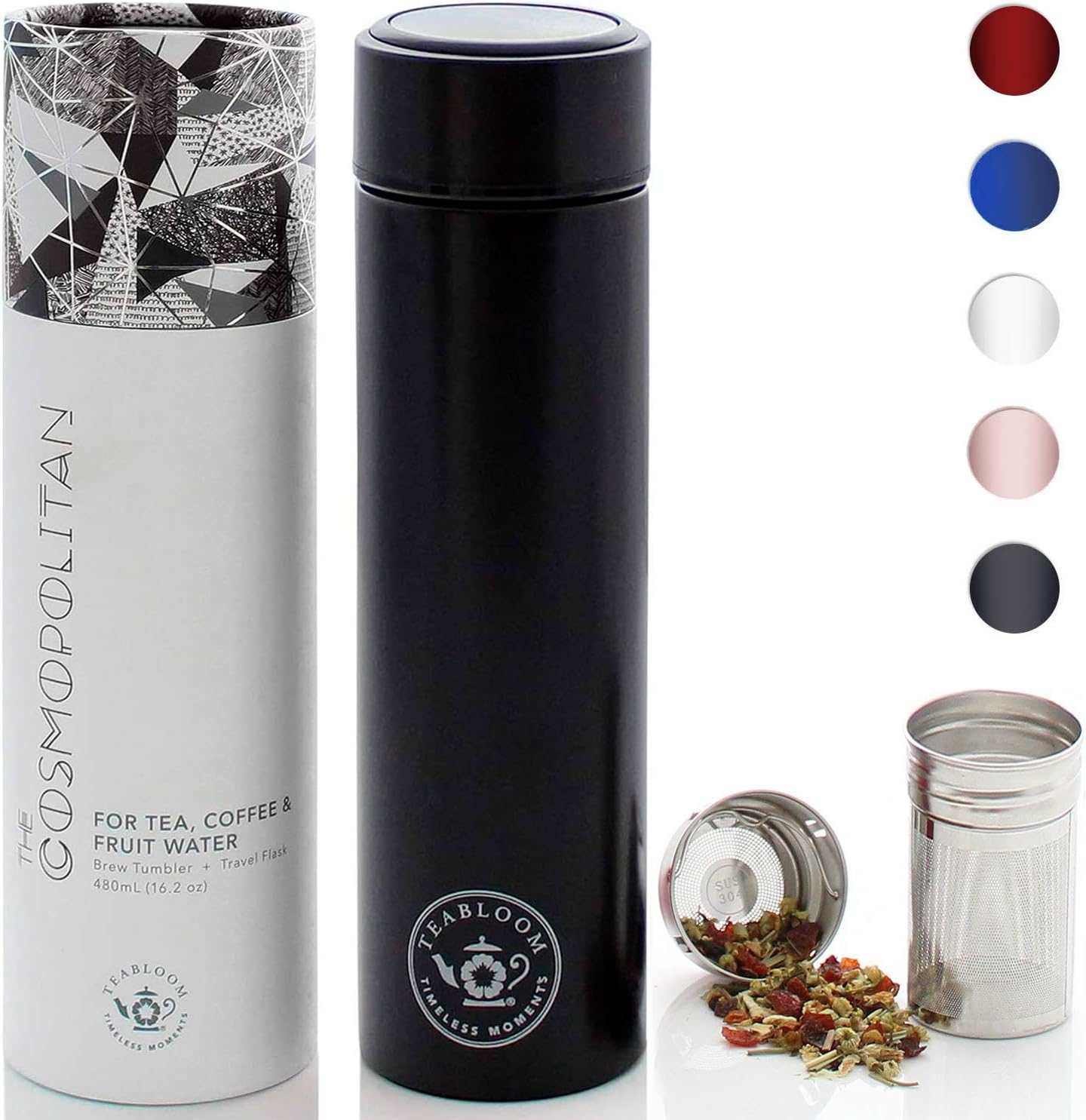 Teabloom All-Brew Travel Tumbler - Versatile Insulated Flask