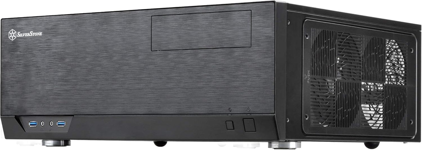 SilverStone Grandia GD09B Aluminum HTPC Case for ATX Systems