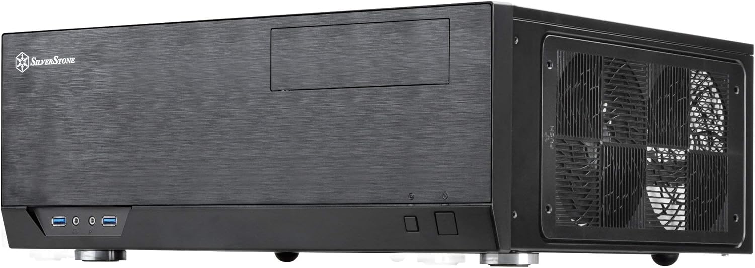 SilverStone Grandia GD09B Aluminum HTPC Case for ATX Systems