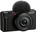 Sony ZV-1F Vlog Camera Black - Wide 20mm for Solo Creators