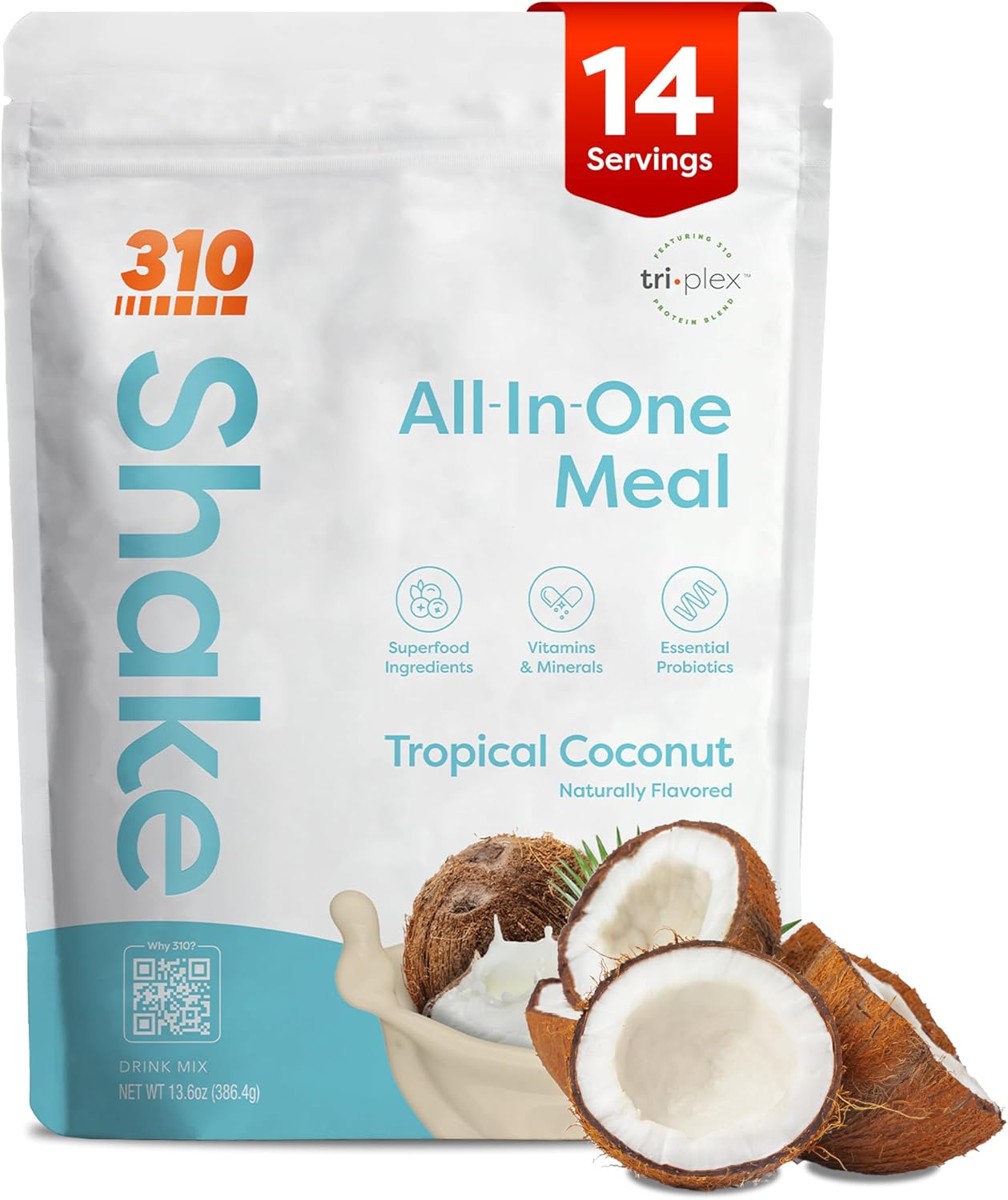 310 Nutrition All-In-One Meal Replacement Shake for Balanced Nutrition