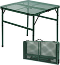Square Folding Table for Camping and BBQ - Compact Portable Picnic