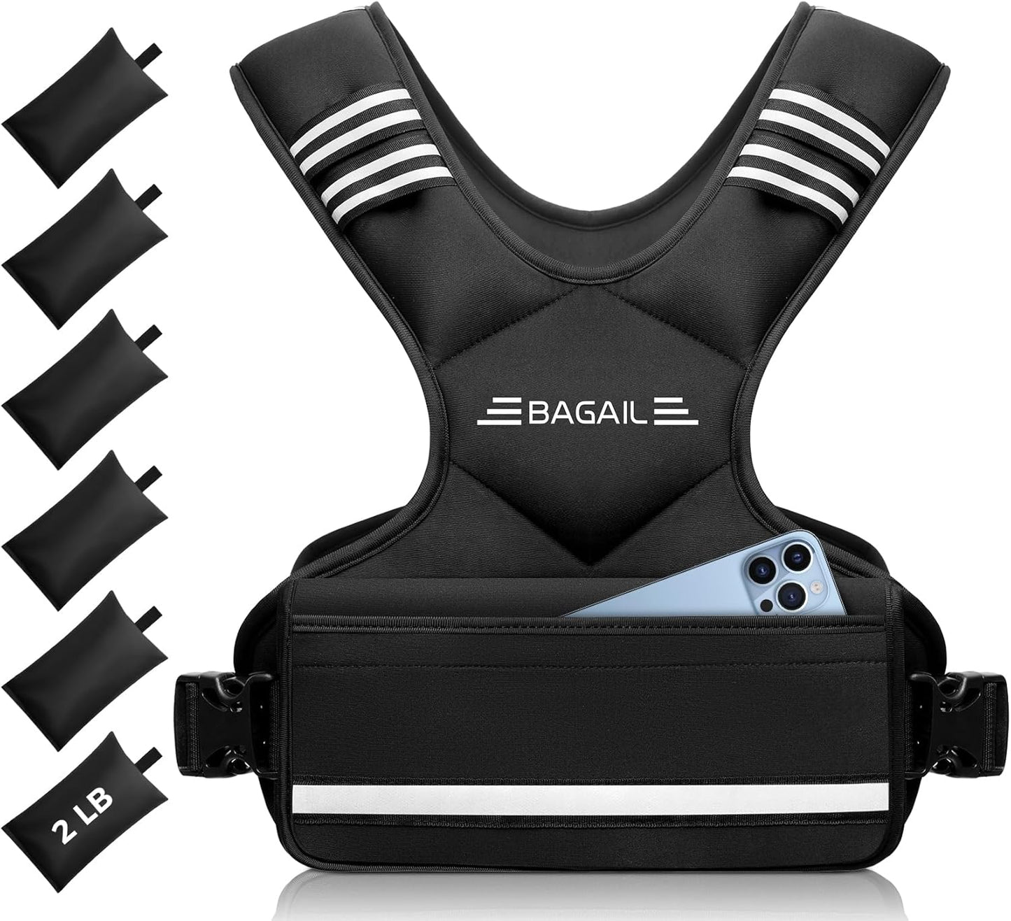Adjustable Weighted Vest for Home Workouts and Running