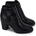 Tie Knot Chelsea Pump Ankle Boots for Women - Classic Closed Toe Heel