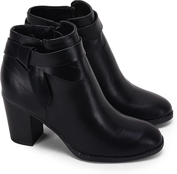 PiePieBuy Women's Tie Knot Chelsea Pump Ankle Boots for Style